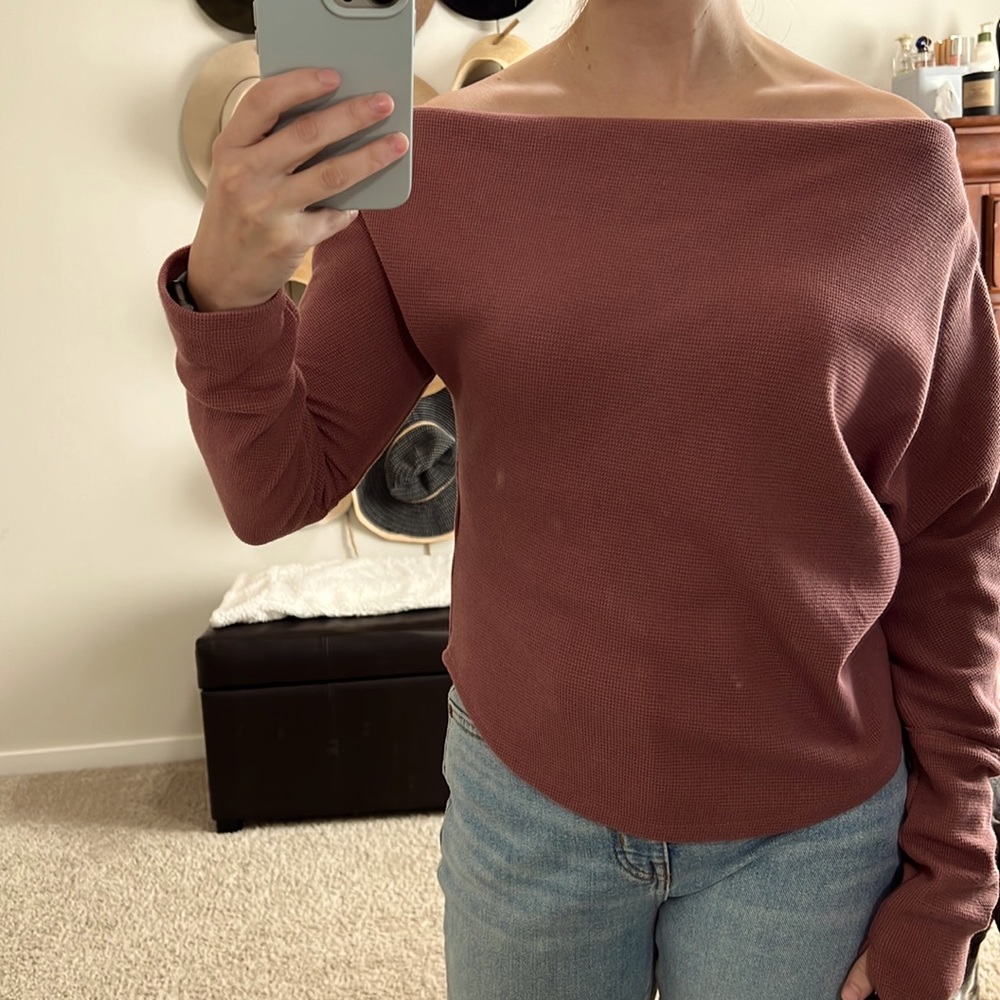Free People -off the shoulder Top -S